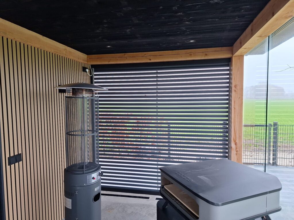 Rolluiken met kantelbare lamellen